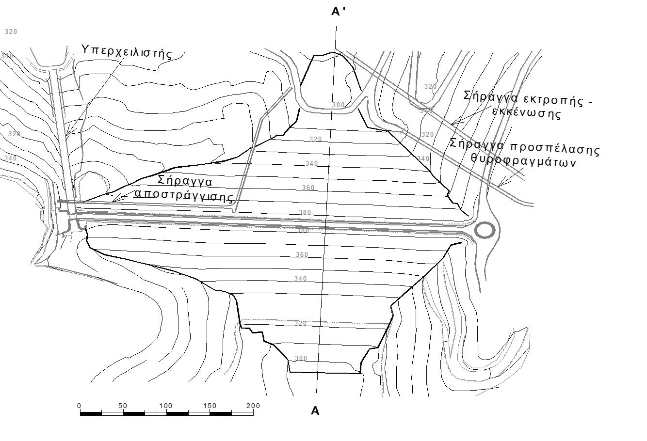 Κάτοψη Φράγματος Σμοκόβου
