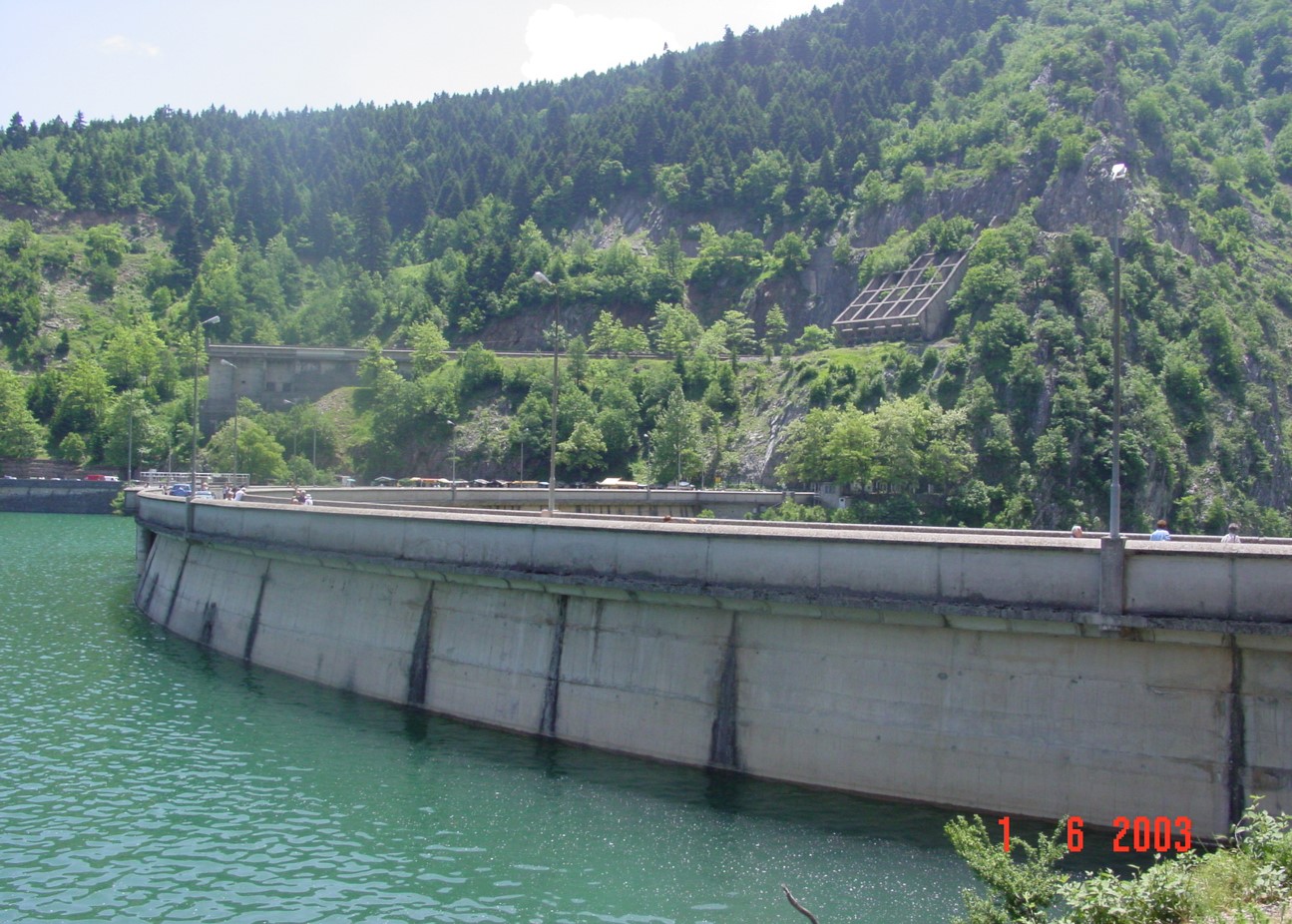 Γενική Ανάντη Άποψη Φράγματος Ταυρωπού