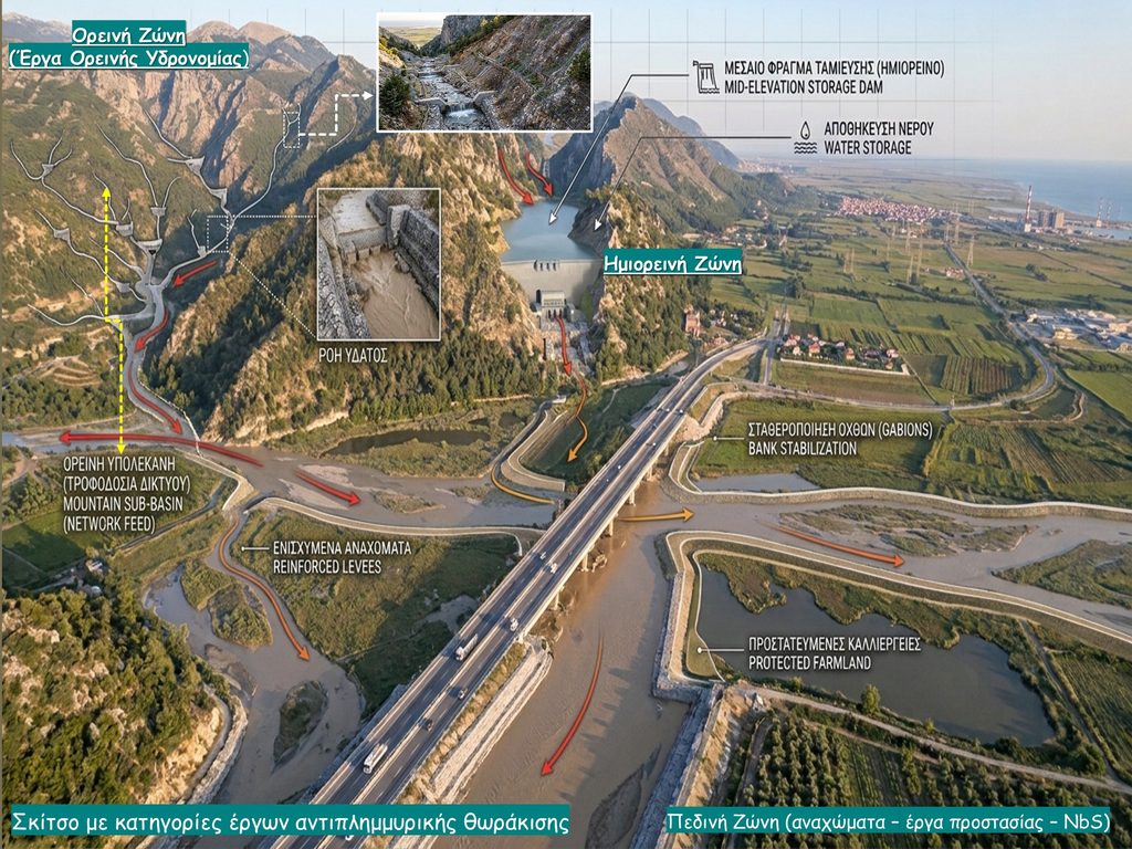 2026 Σκίτσο έργων αντιπλημμυρικής θωράκισης